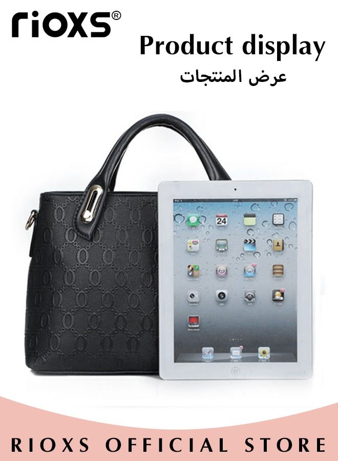 4 PCS Satchel Purses and Handbags for Women Shoulder Tote Bags Wallets