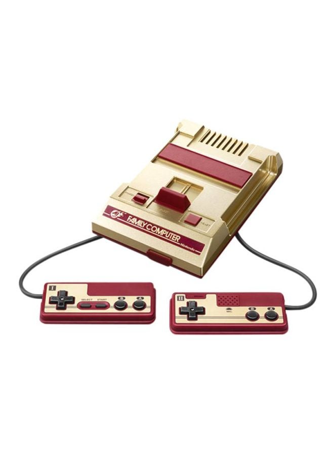 Classic Mini Family Computer System Console - Beige/Red