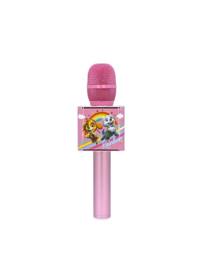 Paw Patrol Sky Karaoke Microphone with Bluetooth Speaker - Pink