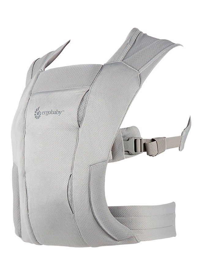 Embrace Soft Air Mesh Ergonomic Baby Carrier For Newborns From Birth, Ergonomic 2 - Position Belly Carrier Front Carrier - Soft Grey
