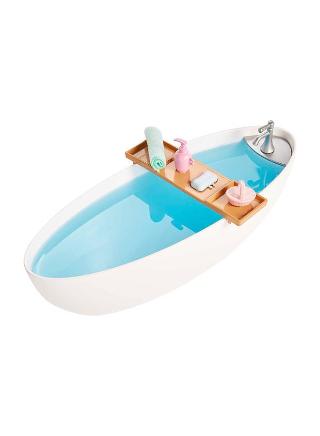 Doll & Bathtub Playset, Blonde, Confetti Soap & Accessories