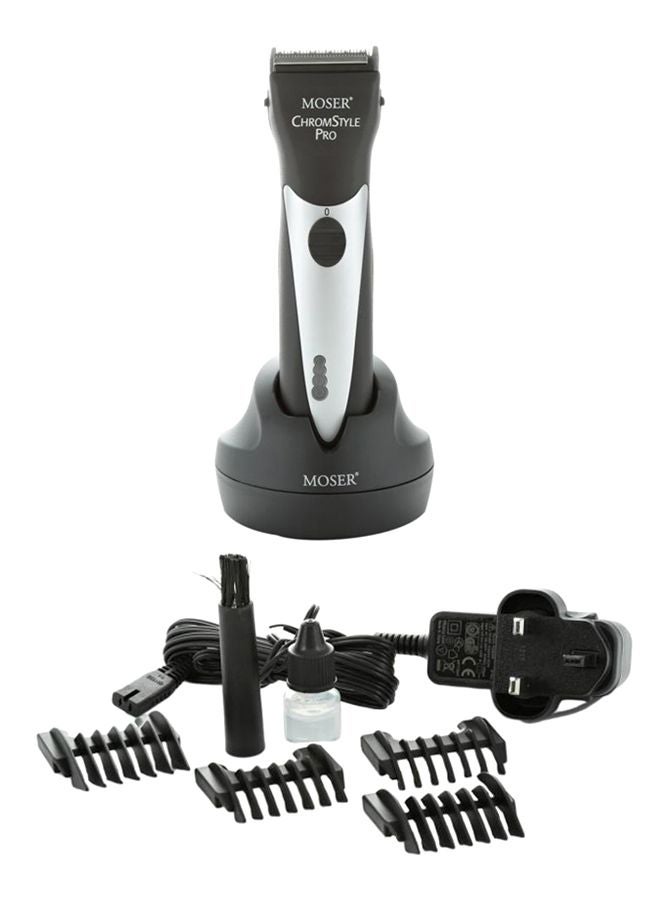 Profiline Chrom Style Hair Trimmer With Accessory Set Black/Silver/Clear