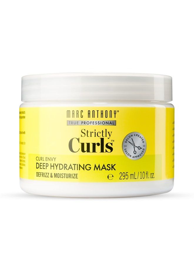 Deep Hydrating Mask for Dry & Damaged Hair, Strictly Curls - Deep Hydration Treatment with Avocado Oil & Shea Butter Enhances Curls with a Soft Finish - Paraben-Free & Sulfate-Free