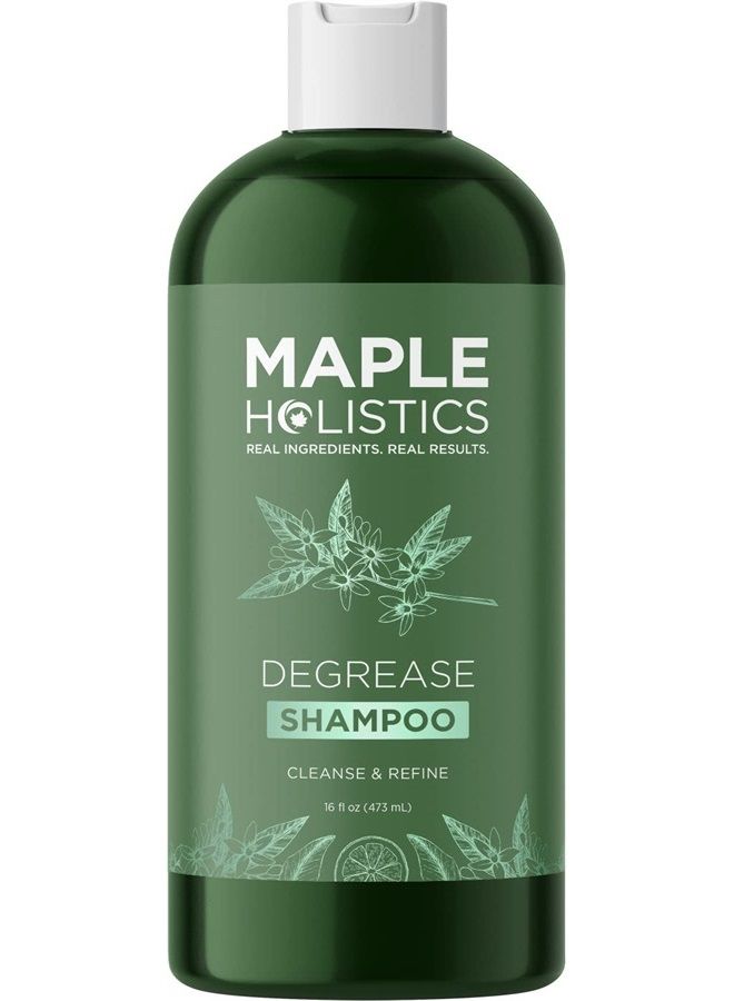 Degrease Shampoo for Oily Hair Care - Clarifying Shampoo for Oily Hair and Oily Scalp Care - Deep Cleansing Shampoo for Greasy Hair and Scalp Cleanser for Build Up with Essential Oils for Hair