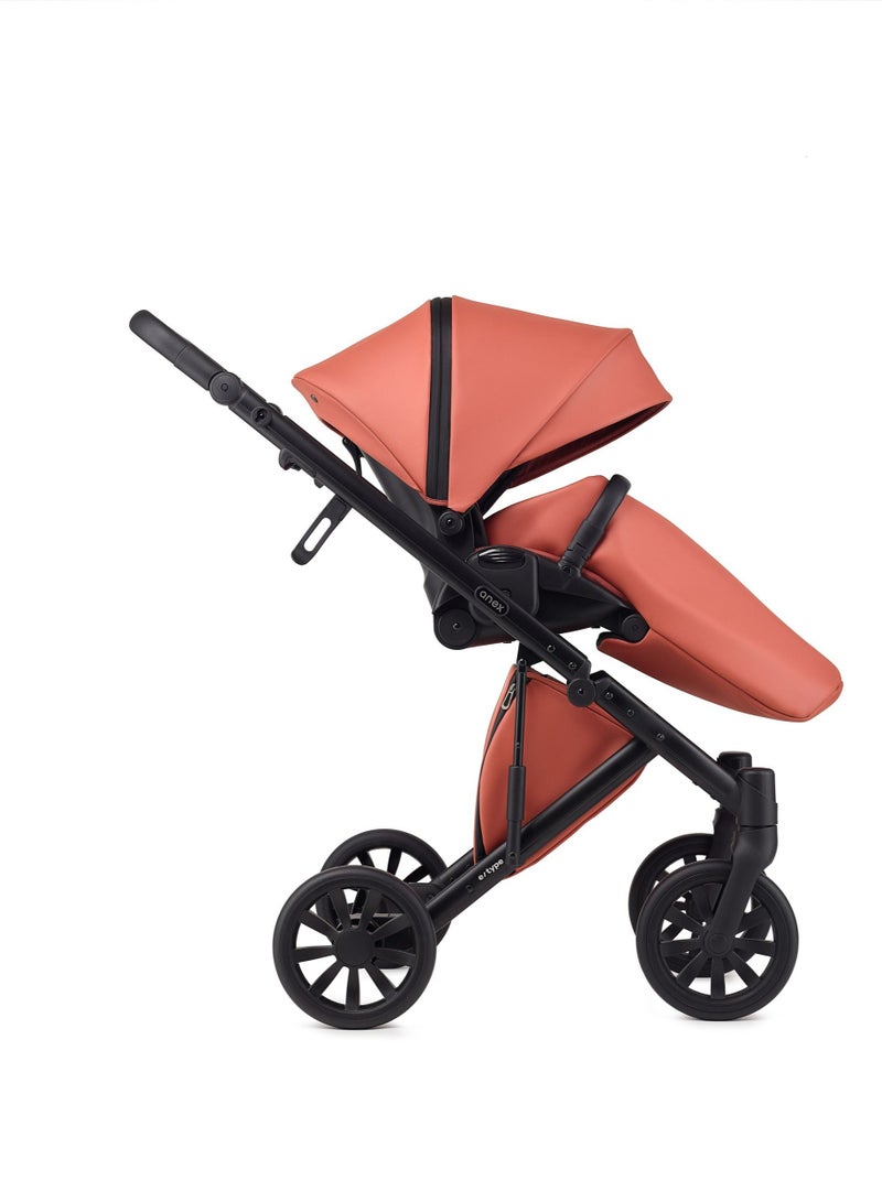 Stroller E-TYPE (2IN1) Luxury Stroller Bassinet +Seat Unit +Bag from Newborn till 5 Years (Bohemia)