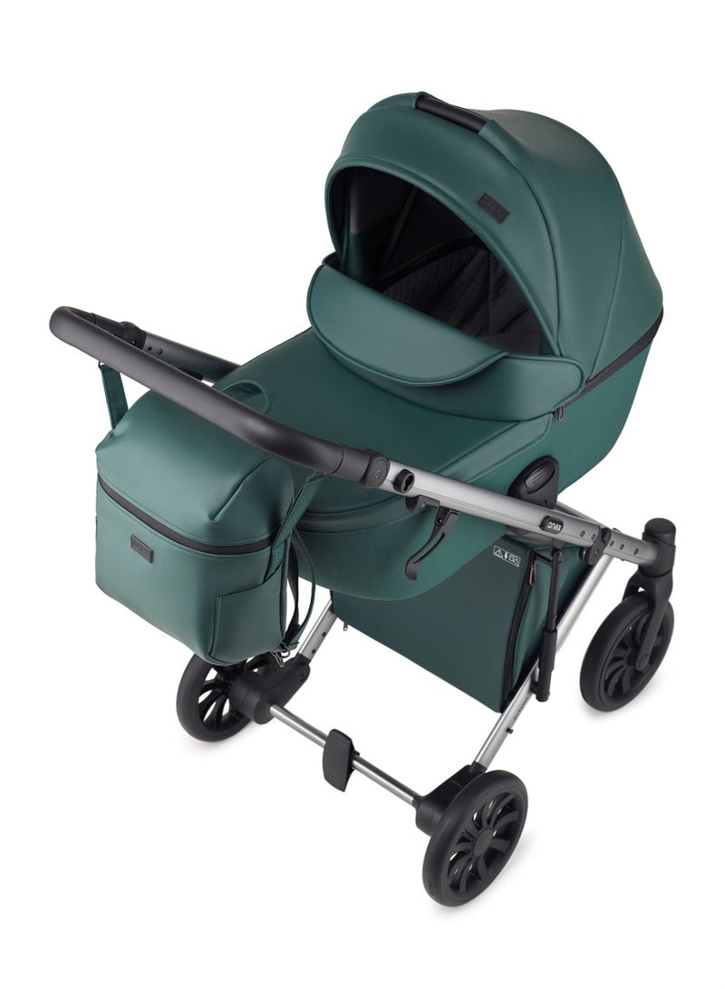 Stroller E-TYPE (2IN1) Luxury Stroller Bassinet +Seat Unit +Bag from Newborn till 5 Years (Jazz)