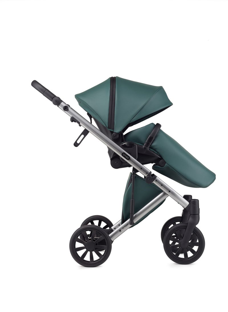 Stroller E-TYPE (2IN1) Luxury Stroller Bassinet +Seat Unit +Bag from Newborn till 5 Years (Jazz)