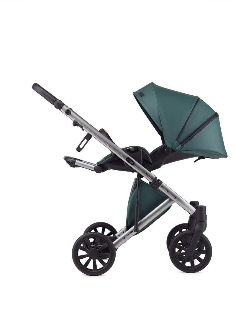 Stroller E-TYPE (2IN1) Luxury Stroller Bassinet +Seat Unit +Bag from Newborn till 5 Years (Jazz)