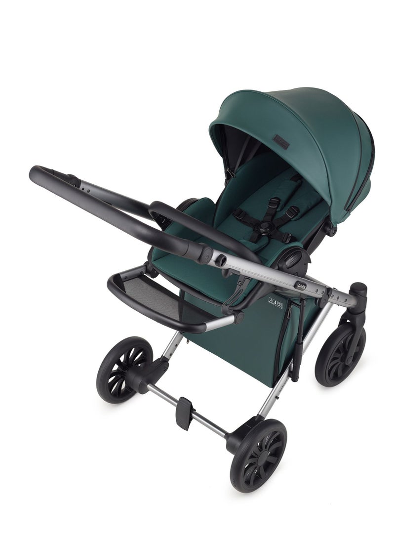 Stroller E-TYPE (2IN1) Luxury Stroller Bassinet +Seat Unit +Bag from Newborn till 5 Years (Jazz)