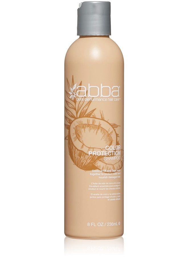 Color Protection Shampoo, Coconut Oil & Sage, 8 Fl Oz