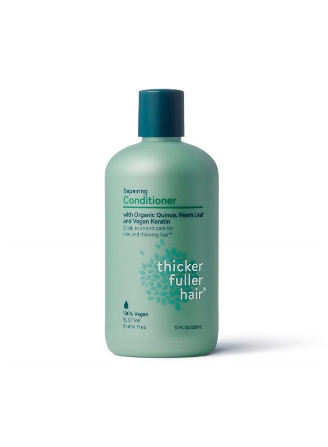 Thicker Hair Care Thicker Fuller Hair Repairing Conditioner, 12 Oz, Green (819933011744)