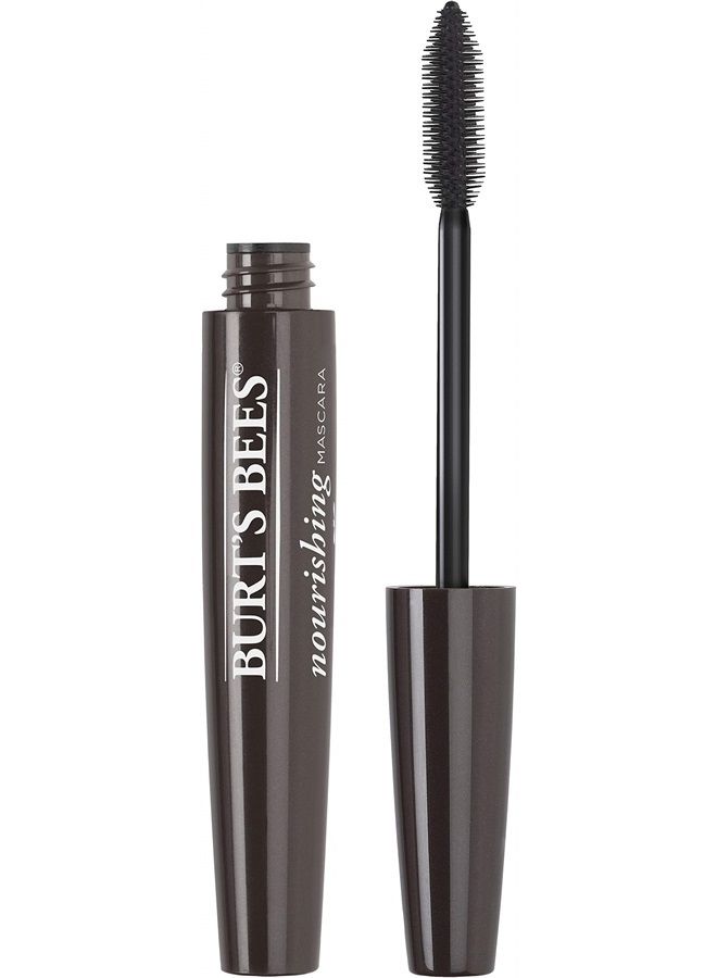 Burts Bees 100% Natural Nourishing Mascara, Classic Black - 0.4 Ounce (Pack of 2)