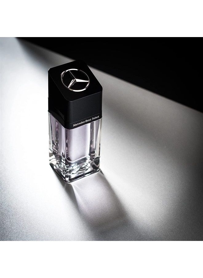 Mercedes Benz Select - Elegant Fragrance With Fresh, Sensual Floral Notes - Mesmerize The Senses With Original Luxury Men's Eau De Toilette Spray - Endless Day Through Night Scent Payoff - 3.4 OZ