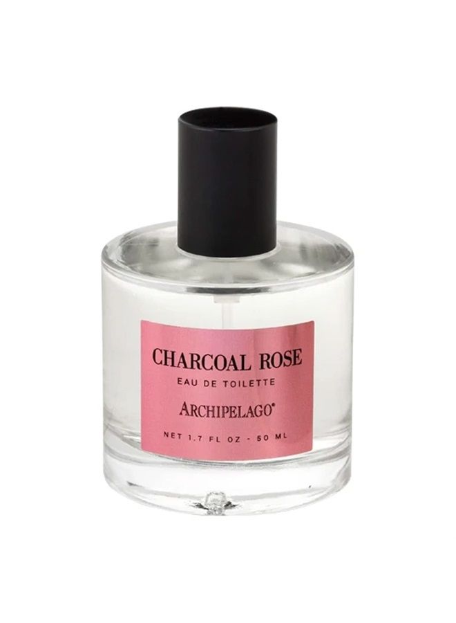 Charcoal Rose Eau de Toilette | Charcoal, Fresh Rose and Mandarin Peel | Personal Perfume (1.7 oz)