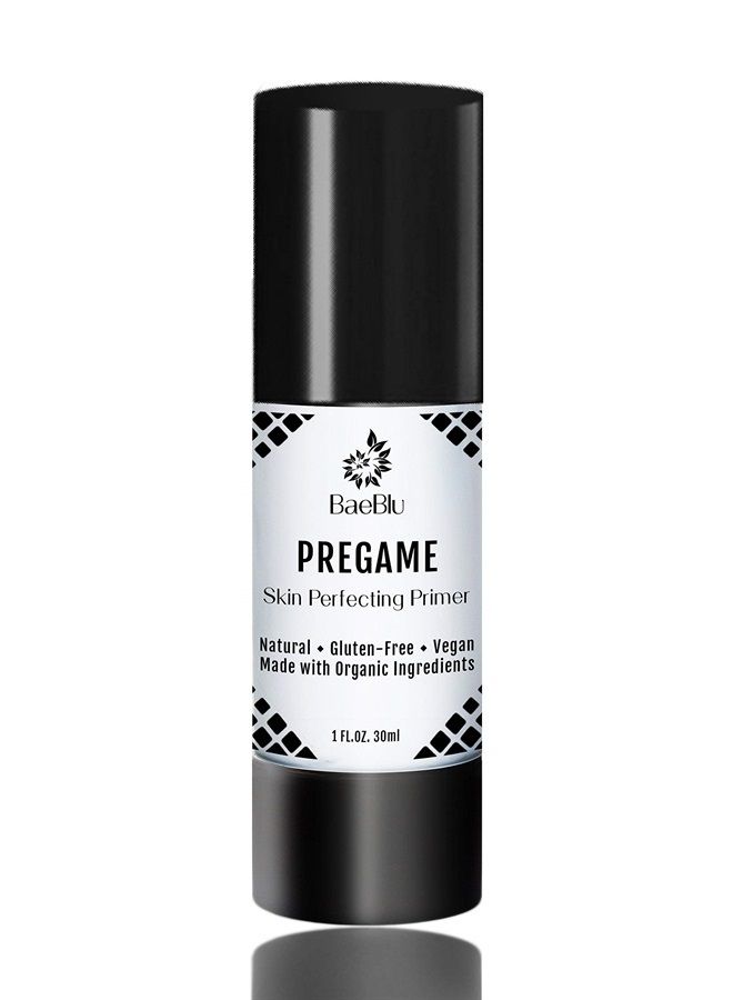 Organic Face Primer, Perfects Skin, Extends Makeup Wear Time, Silicone-Free, Gluten-Free