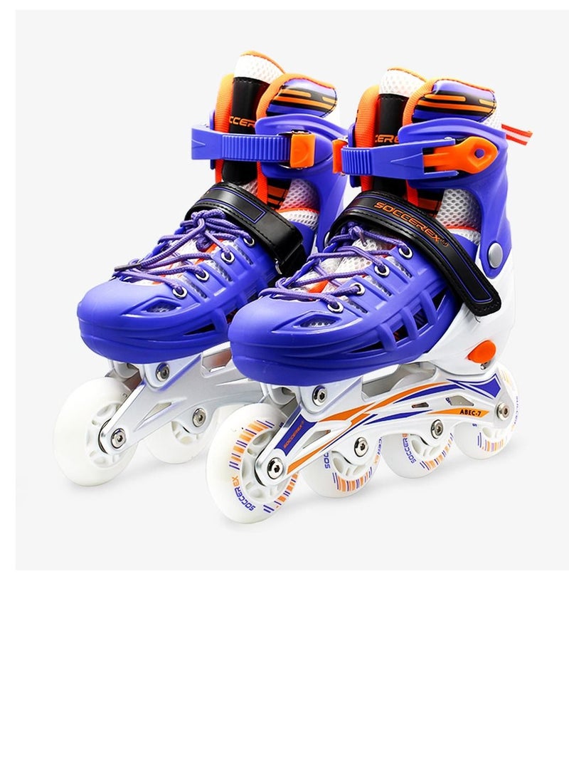 Inline & Roller Skates Shoes for Kids Youth full Set With Helmet and Protection