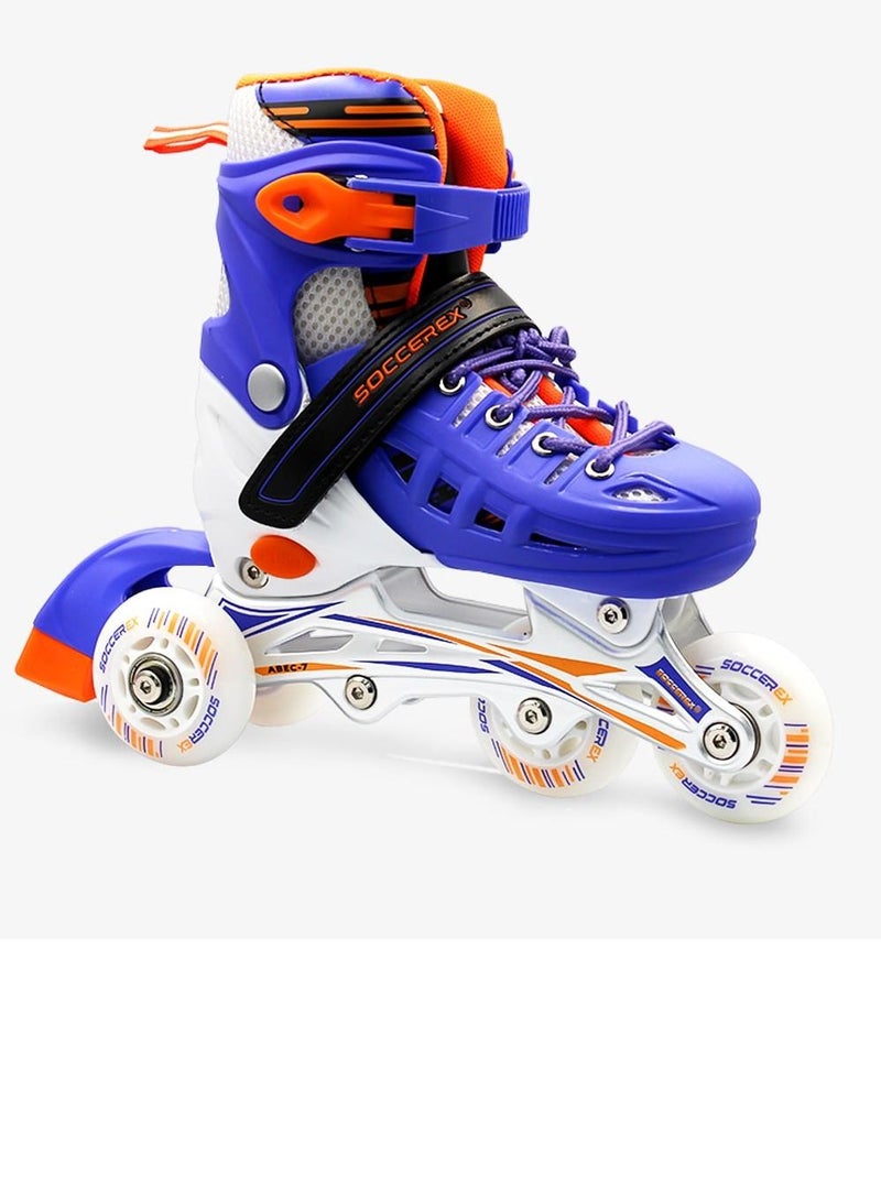 Inline & Roller Skates Shoes for Kids Youth full Set With Helmet and Protection