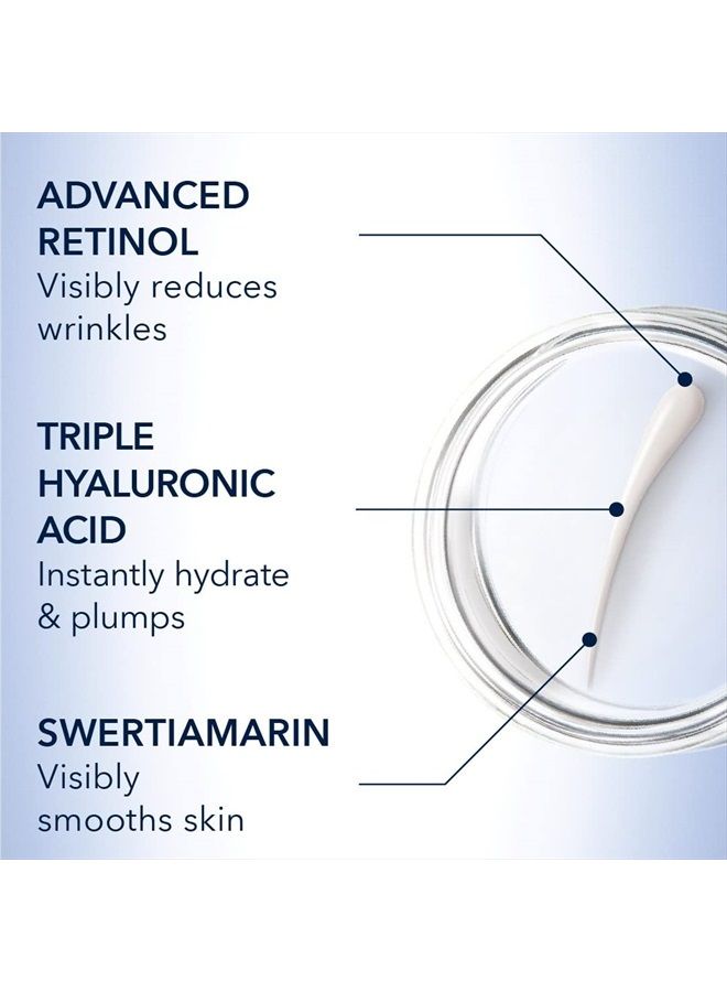 Derm Correxion Fill + Treat Advanced Retinol Serum, Wrinkle Filler Treatment with Hyaluronic Acid for Forehead Wrinkles, Crow's Feet, Eleven Wrinkles, and Laugh Lines, 15ml