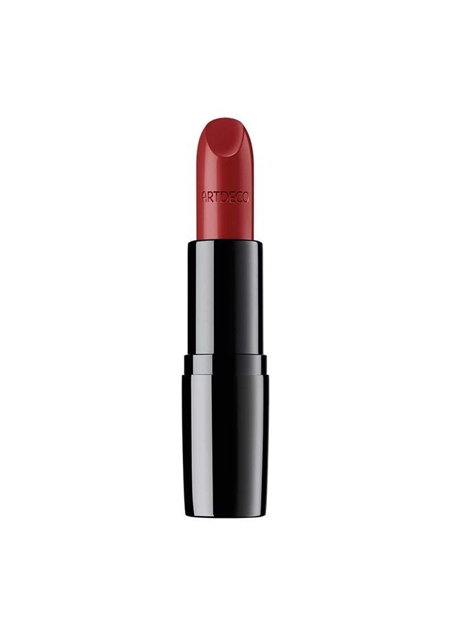 Perfect Color Lipstick I red I glide-on lipstick with rich color & plumping effect I creamy, pearly finish I hyaluronic acid has a plumping effect I lip plumper I lip care I makeup I 0.14 Oz