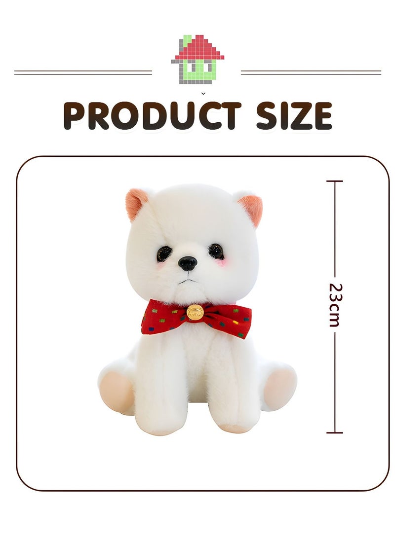 23CM Dog Stuffed Animals Plush Toys, Lovely Plushies for Animal Themed Parties,Children's Companion Toy