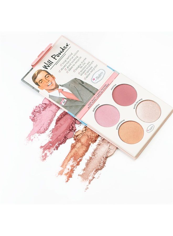 theBalm Will Powder Blush Quad, 1 ct.