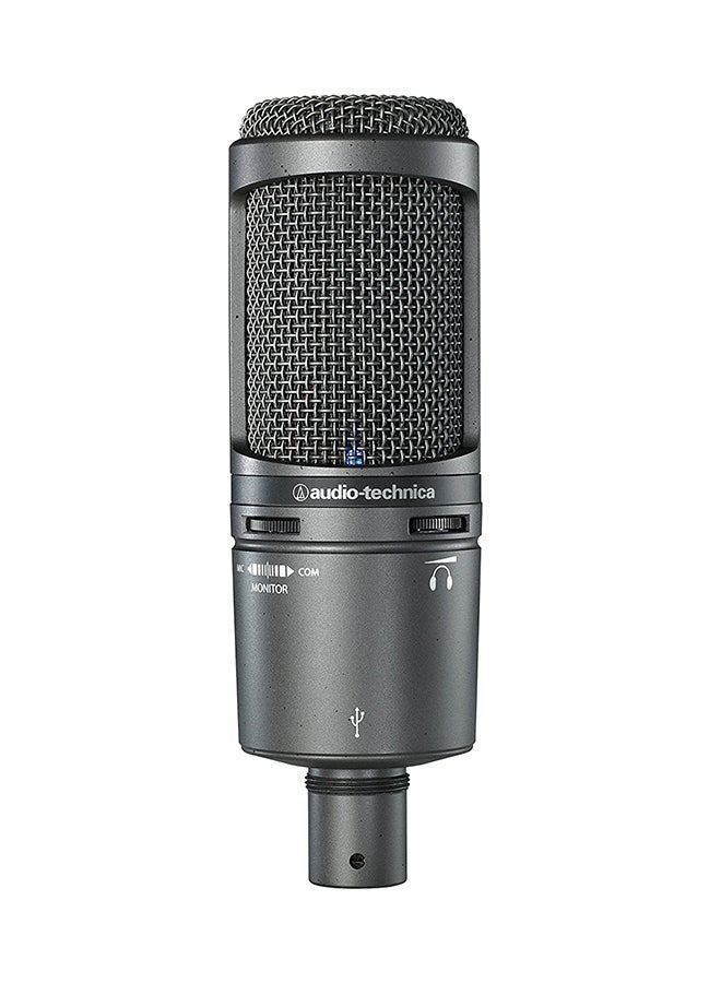 Cardioid Condenser USB Microphone AT2020USB+ Black