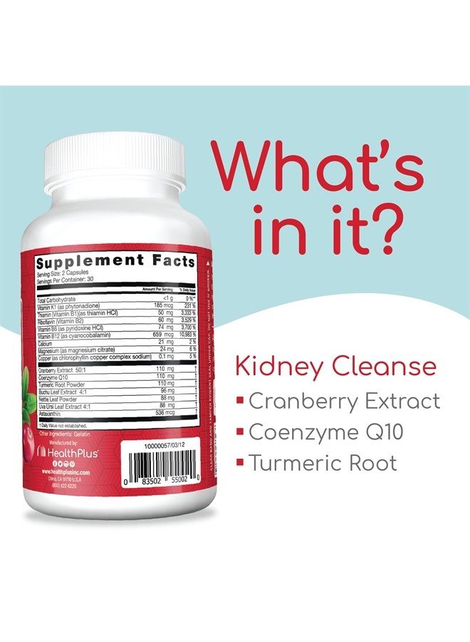 Kidney Cleanse, 60 Capsules, 30 Servings