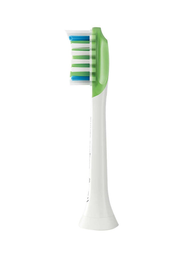 PHILIPS Sonicare Replacement Head Diamond CleanSmart Whitening 2 Pcs Standard Size HX9062/17 White White