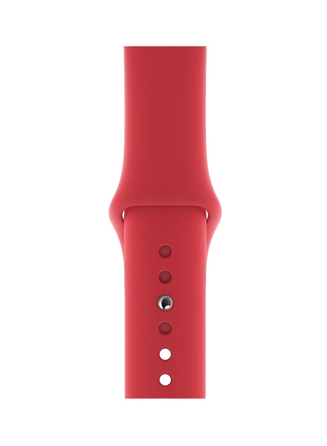 Silicone Wrist Band For Apple Watch 42-44mm Red