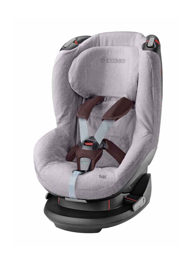 Breathable Comfortable Absorbent Washable Unique Detailed Design Tobi Car Seat Summer Cover - Cool Grey