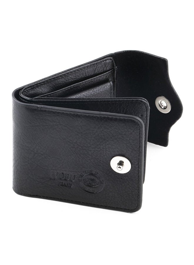 Leather Bifold Wallet Black