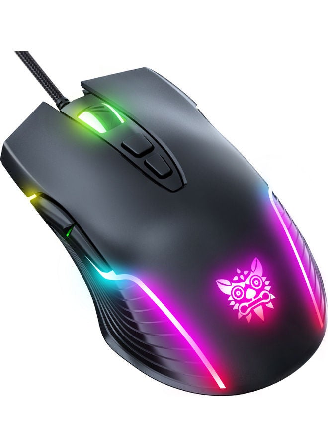 Onikuma CW905 RGB Gaming Mouse - 6400 DPI - 7 Programable Buttons