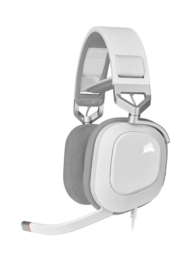 Corsair HS80 RGB USB Premium Gaming Headset-White