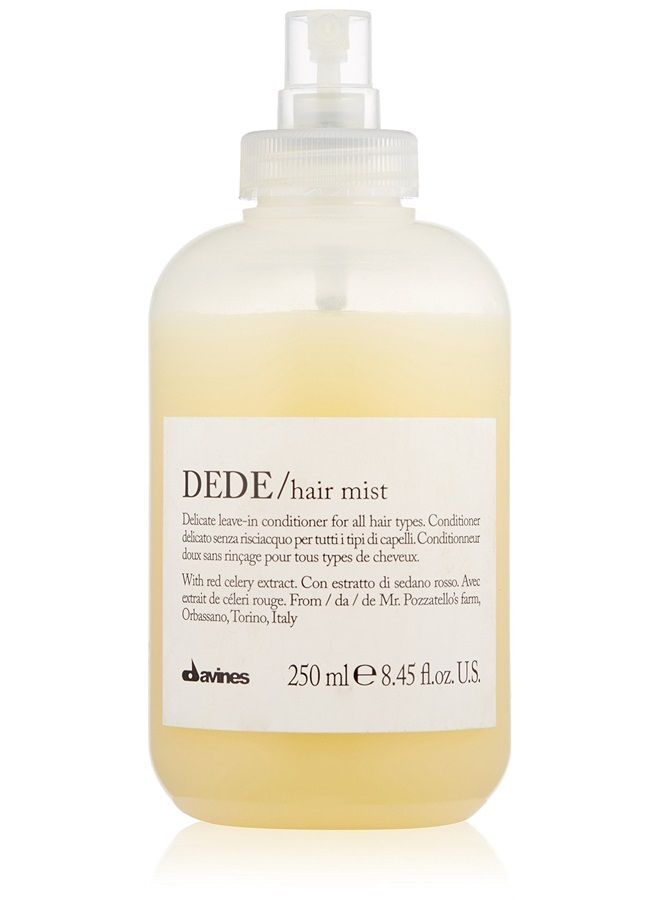 DEDE Hair Mist, Lightweight Leave-In Conditioner, Moisturize While Adding Shine, Adds Combability To Fine Hair, 8.45 Fl. Oz.