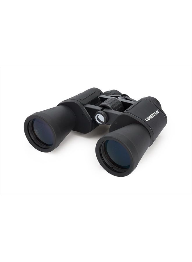 Cometron 7x50 Bincoulars - Beginner Astronomy Binoculars - Large 50mm Objective Lenses - Wide Field of View 7x Magnification