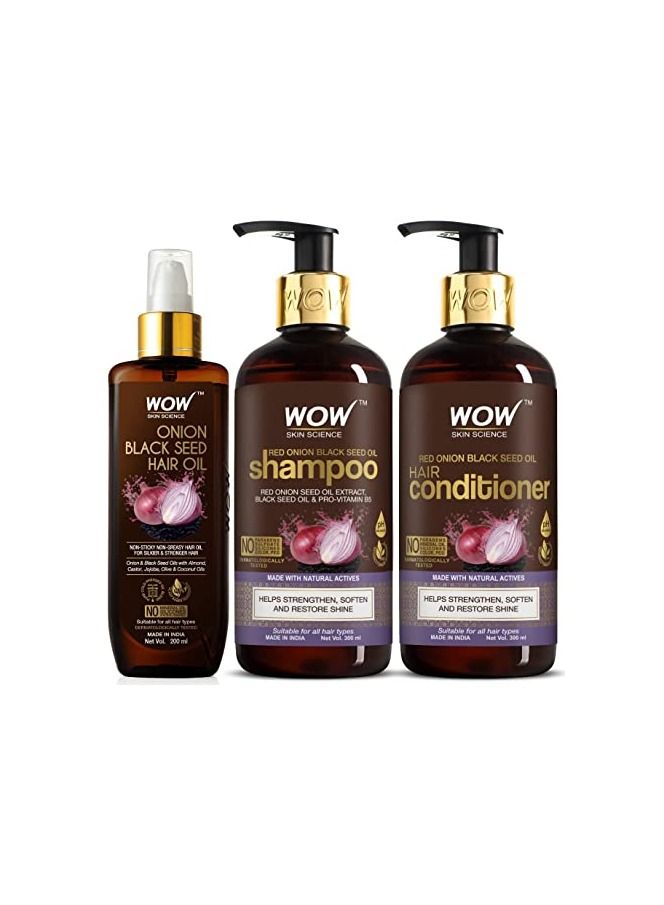 WOW Skin Science Ultimate Onion Oil Hair Care Kit