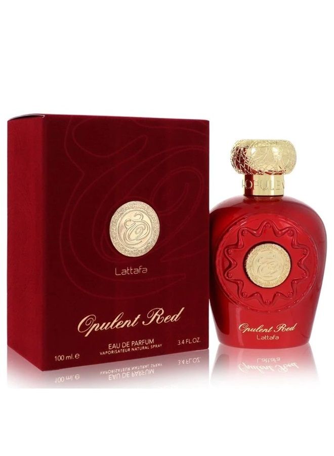 Opulent Red for Unisex Eau de Parfum Spray, 3.4 Ounce (137662)