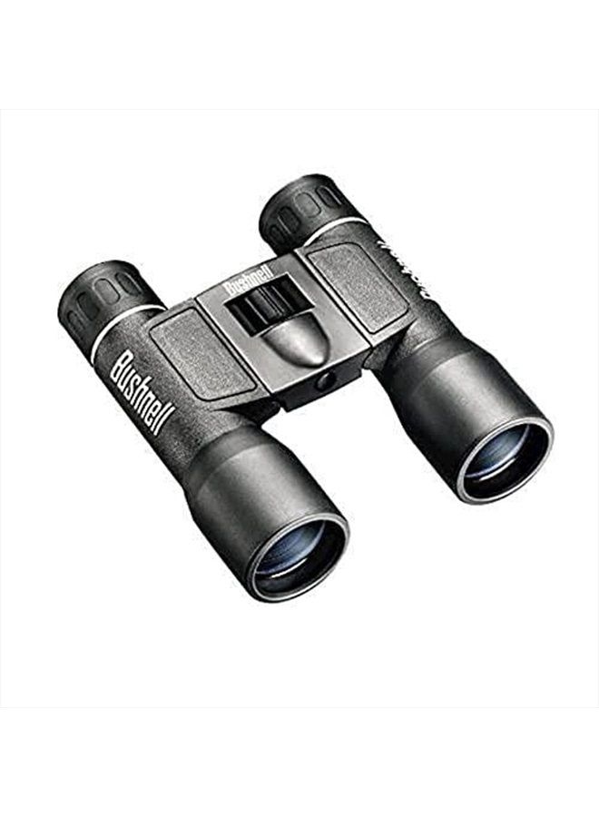 Powerview 10x25 Compact Folding Roof Prism Binocular (Black)