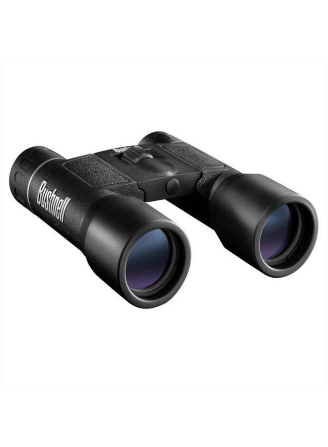 Powerview 10x25 Compact Folding Roof Prism Binocular (Black)