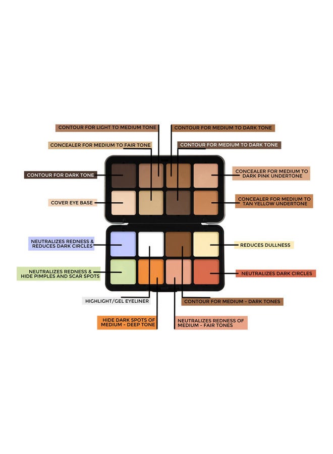 Camouflage HD Palette Multicolour