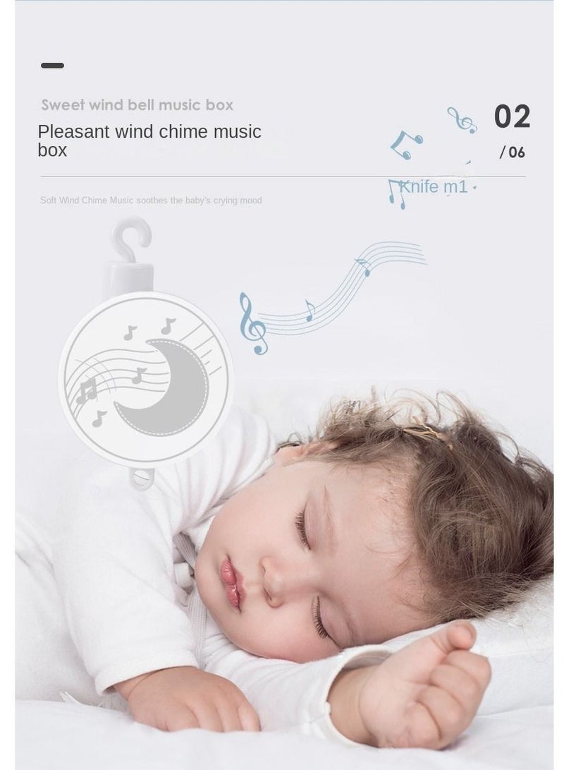 Baby's Musical Crib Mobile Toy with Lights and Music