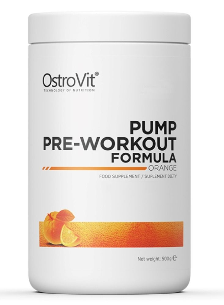 PUMP Pre Workout Formula 500 Grams, Orange
