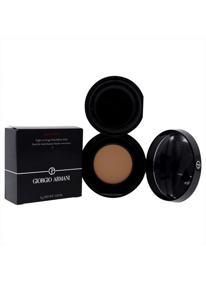 Giorgio Armani Power Fabric High Coverage Foundation Balm - 03 Women Foundation 0.32 oz