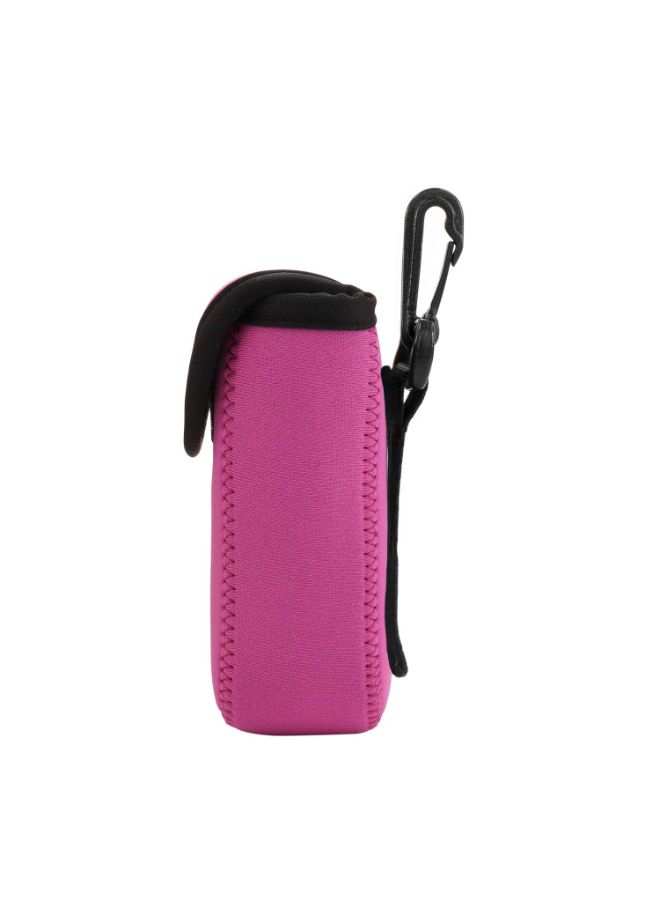 Protective Camera Case With Carabiner For Nikon Coolpix S7000/L32 Pink