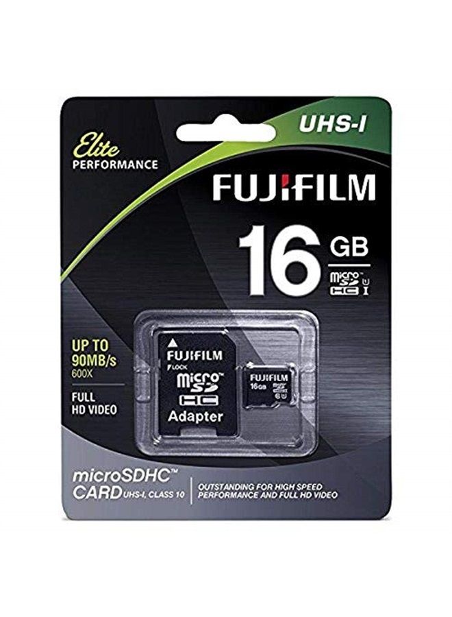 Elite 16GB microSDHC Class 10 UHS-1 Flash Memory Card 600x / 90MB/s