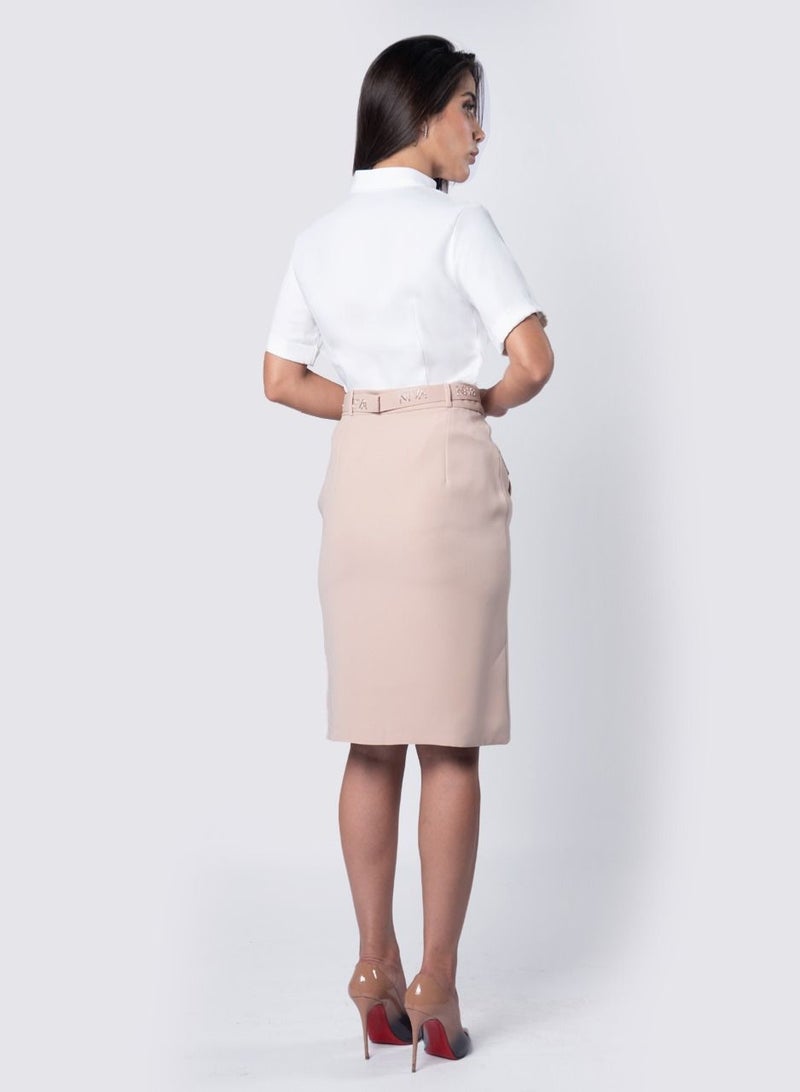 Front Placket Skirt