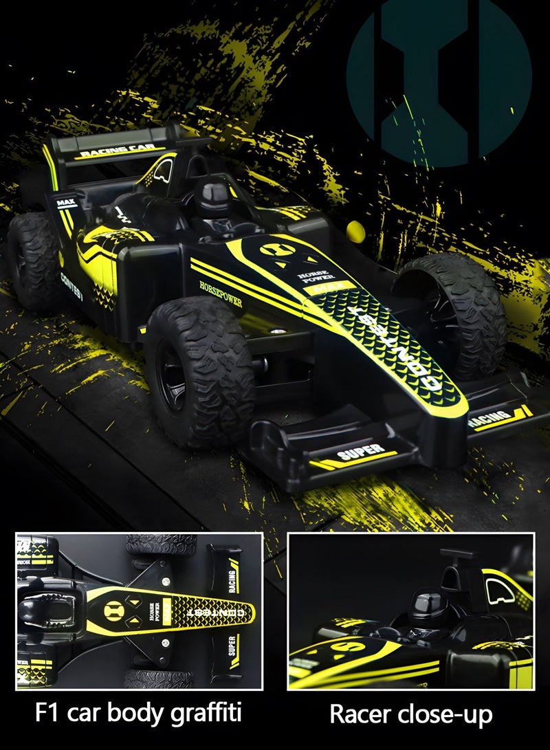 F1 Remote Control Car, Electric RC Car, Rechargeable Remote Control Stunt Car Toys, Children's Simulation Electric Racing Four-wheel Drive Racing