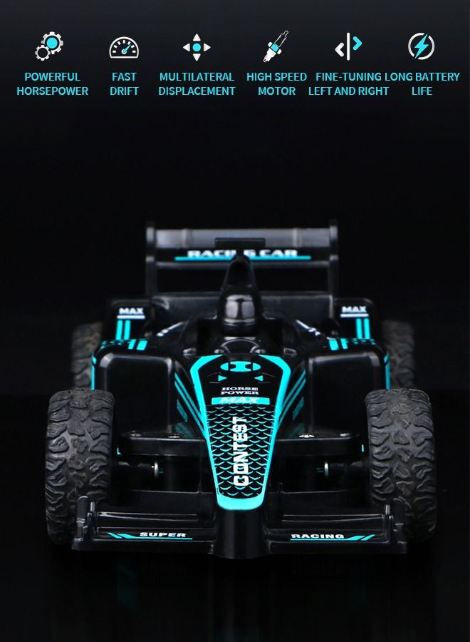 F1 Remote Control Car, Electric RC Car, Rechargeable Remote Control Stunt Car Toys, Children's Simulation Electric Racing Four-wheel Drive Racing