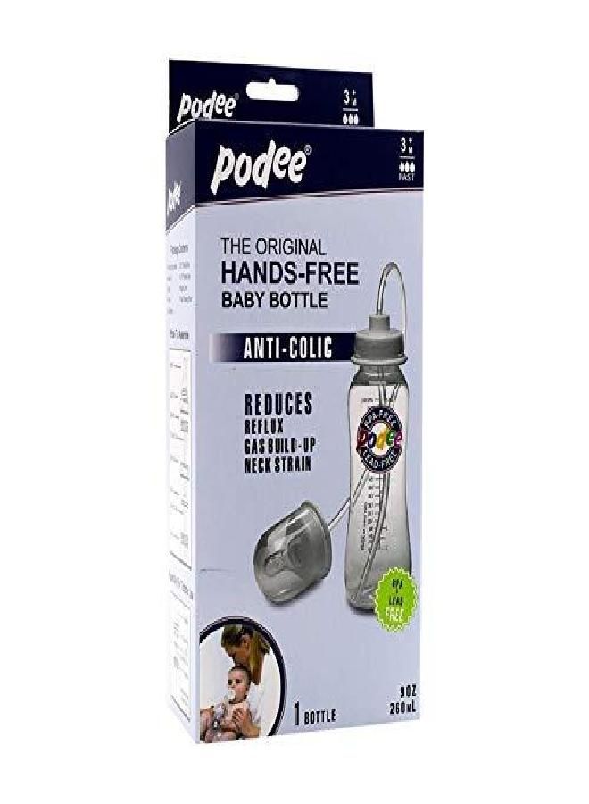 Podee Hands Free Baby Bottle - Anti-Colic Baby Bottle System 9 oz (1 Pack - Classic)