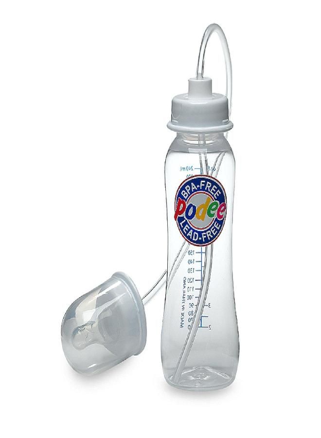 Podee Hands Free Baby Bottle - Anti-Colic Baby Bottle System 9 oz (1 Pack - Classic)